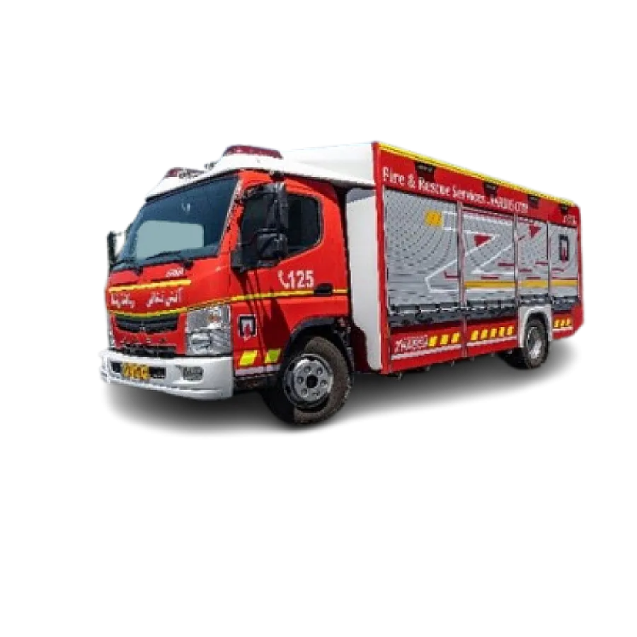  خودرو حریق نیمه سنگین